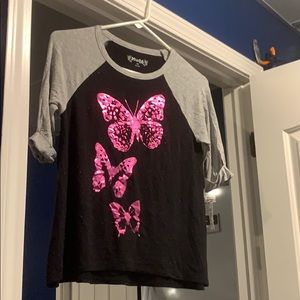 3/4 sleeve girls shirt